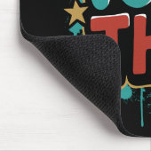 ICH SORG DAFÜR Graffiti-Style-Motiv-Typografie Mousepad (Ecke)