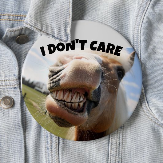 ICH SORGE MICH NICHT FÜR EINE GROSSE SCHALTFLÄCHE BUTTON (Beispiel)
