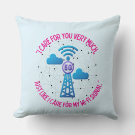 ICH SORGE NUR FÜR MEIN WIFI-SIGNAL KISSEN