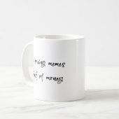 Ich spare Memes anstatt Geld Kaffeetasse (Vorderseite Links)