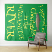 Ich spazierte mit einem Cheerleader in der Willame Wandteppich (Beispiel (Horizontal))