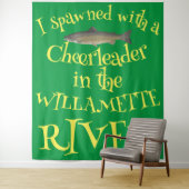 Ich spazierte mit einem Cheerleader in der Willame Wandteppich (Beispiel)