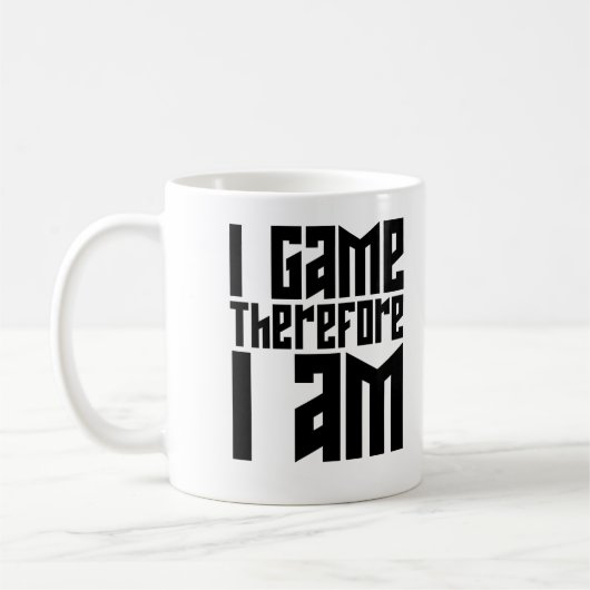Ich spiele, also bin ich. kaffeetasse (Links)