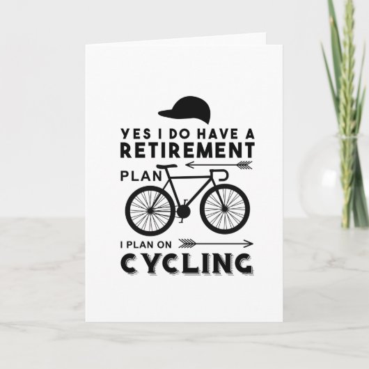 Ich spiele auf dem Fahrrad Karte (Vorderseite)