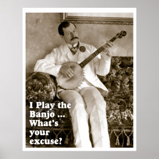 Ich spiele Banjo ... Poster