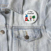 Ich spiele Baseball Button (Beispiel)