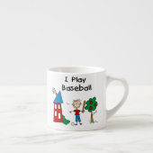 Ich spiele Baseball Espressotasse (Rechts)