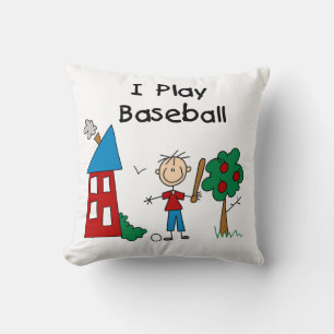 Ich spiele Baseball Kissen