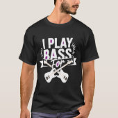 Ich spiele Bass - Minimalistisches T-Shirt für Low (Vorderseite)
