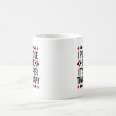 Ich spiele Bridge billiger als Therapie Kaffeetasse (Mittel)