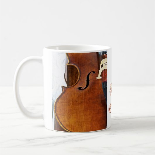 Ich spiele Cello Kaffeetasse (Links)