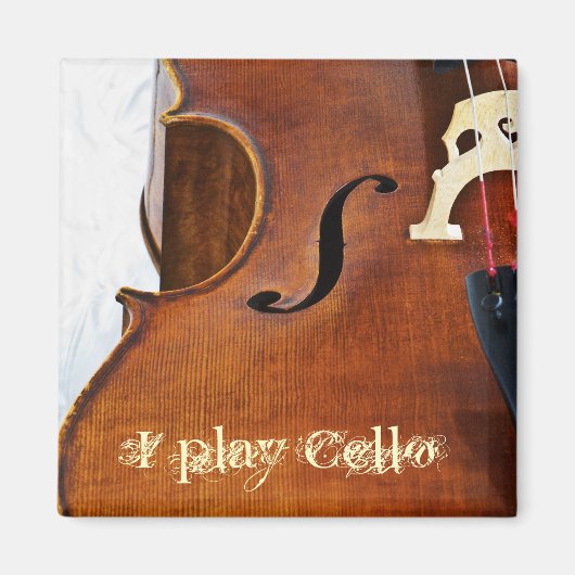 Ich spiele Cello Magnet (Vorne)