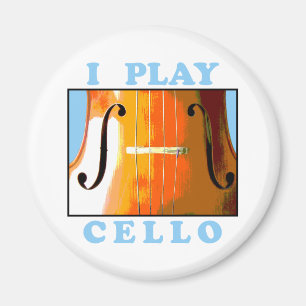 Ich spiele Cello Magnet