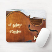 Ich spiele Cello Mousepad (Mit Mouse)