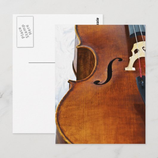 Ich spiele Cello Postkarte (Vorne/Hinten)
