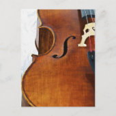 Ich spiele Cello Postkarte (Vorderseite)