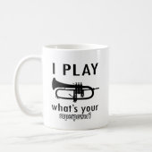 Ich spiele die Trompete Kaffeetasse (Links)