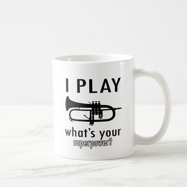 Ich spiele die Trompete Kaffeetasse (Rechts)