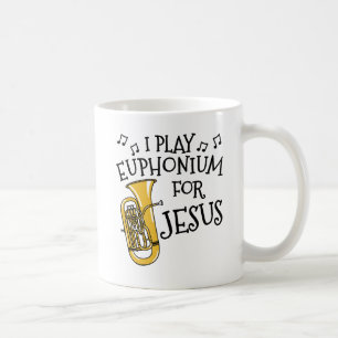 Ich spiele Euphonium für Jesus, Church Brass Music Kaffeetasse