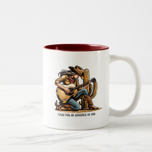 Ich spiele für ein Publikum von einer Tasse (Rechts)