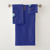 "Ich spiele für Team Earth" Globaler Aktivismus Badhandtuch Set (Insitu)