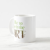 Ich spiele gerne im Schattengarten Kaffeetasse (Vorderseite Links)