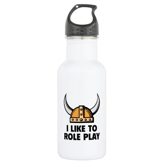 Ich spiele gerne trinkflasche (Vorderseite)