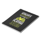 Ich spiele gewöhnlich Videospiele Notizblock (Rotiert)