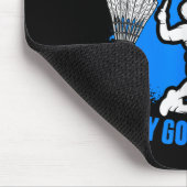 Ich spiele Goodminton-Schläger-Shuttle-Hobby-Badmi Mousepad (Ecke)