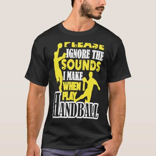 Ich spiele Handball T-Shirt (Vorderseite)