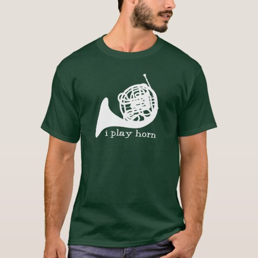 Ich spiele Horn T-Shirt (Vorderseite)