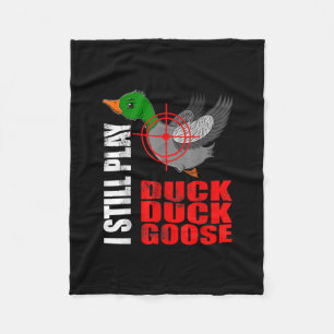 Ich Spiele Immer Noch Duck Duck Goose Lustige Ente Fleecedecke