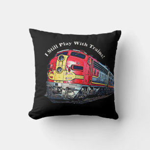 Ich spiele immer noch mit Diesel-Lokomotive Kissen