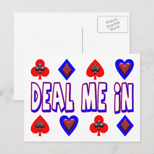 Ich spiele Karten (Vorne/Hinten)