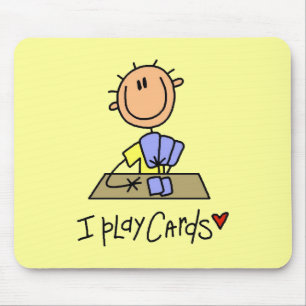 Ich Spiele Karten T-Shirts und Geschenke Mousepad