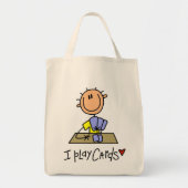 Ich spiele Karten-T-Shirts und Geschenke Tragetasche (Vorne)