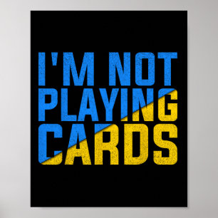 Ich spiele keine Karten United Ukraine 2025 1 Poster