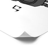 Ich spiele Klavier T - Shirt und Geschenke Poster (Ecke)