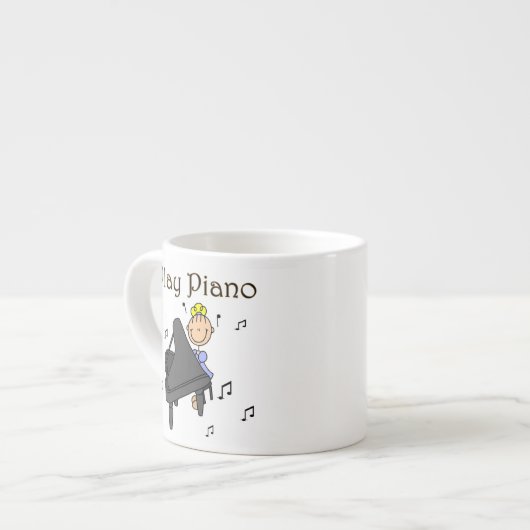 Ich spiele Klavier-T - Shirts und Geschenke Espressotasse (Vorderseite Links)