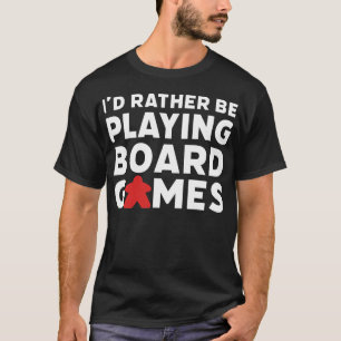 Ich spiele lieber Brettspiele, lustige Spielabend T-Shirt