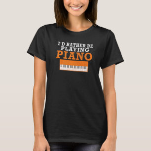 Ich spiele lieber Piano Musician Piano Premium T-Shirt