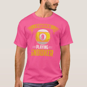 Ich spiele lieber Snooker Pool Billiard Snooker T-Shirt