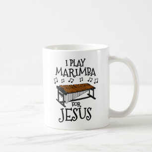 Ich spiele Marimba für Jesus, Christlich Perkussio Kaffeetasse