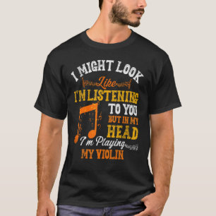 Ich spiele meinen Violinmusiker-Musiklehrer T-Shirt