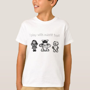 Ich spiele mit Außenseiter-Spielzeugen T-Shirt