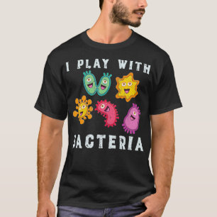 Ich spiele mit Bakterien Mikrobiologe Vintage T-Shirt