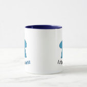 Ich spiele mit Blue Meples Tasse (Zentrum)