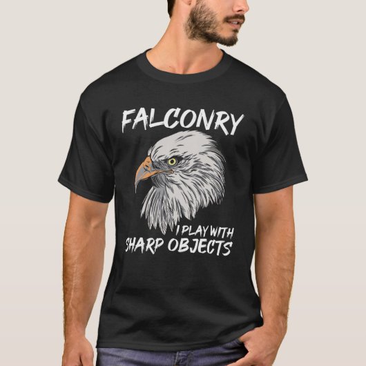 Ich spiele mit Sharp Objects Falcony T-Shirt (Vorderseite)