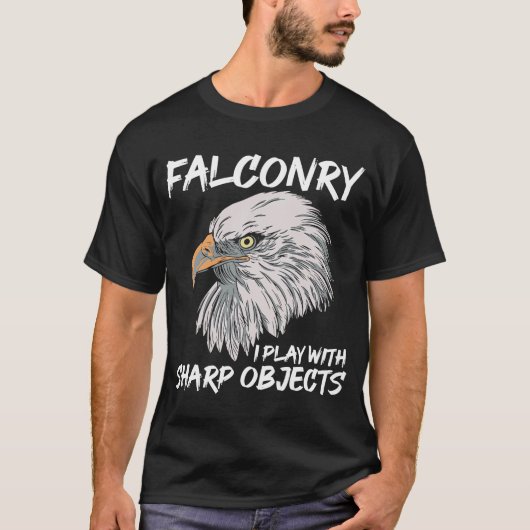 Ich spiele mit Sharp Objects Falcony T-Shirt (Vorderseite)