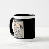 "Ich spiele mit toten Dingen" Fossile Tasse der Pa (Vorderseite Links)